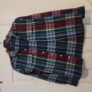 Polo Ralph Lauren boys plaid thick flannel shirt size M (10-12)new without tags